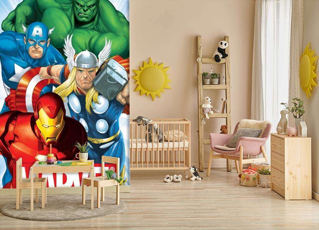 Фотообои в интерьере супергерои  12-1050 фото