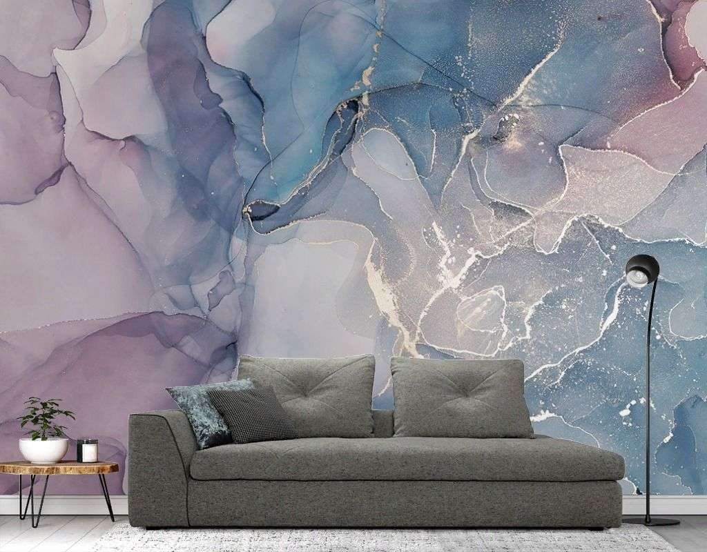 Фотообои в интерьере fluid art 01  9-1929 фото