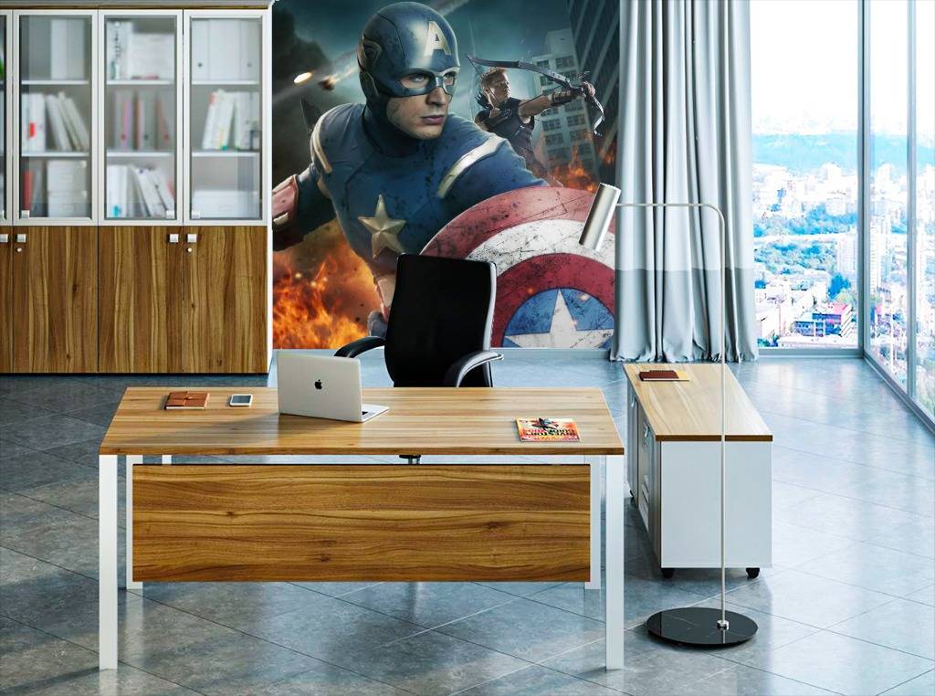 Фотообои Капитан Америка и Соколиный глаз  12-1057