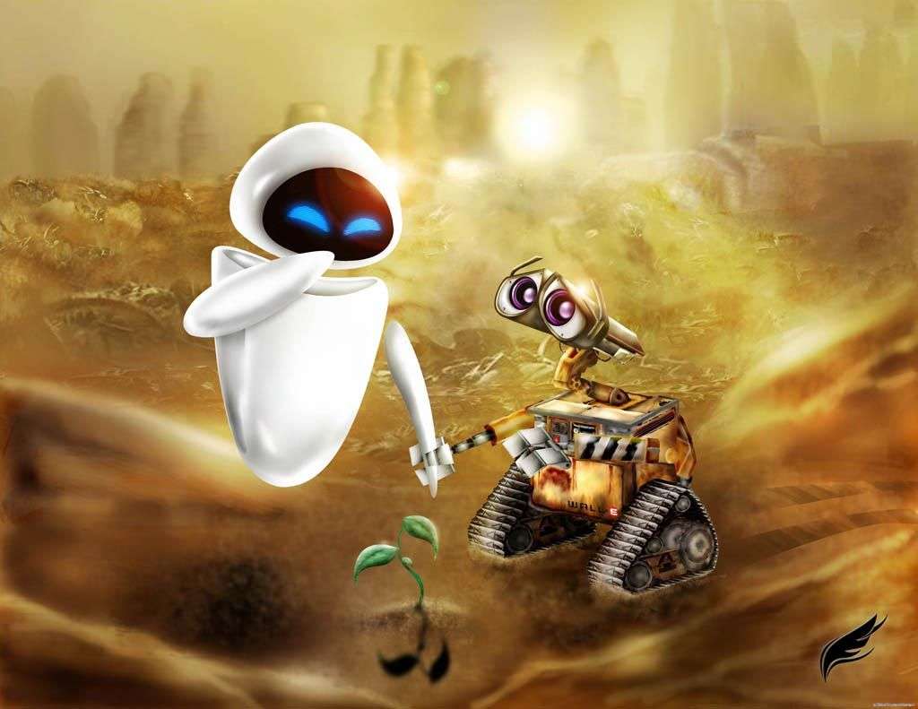 Фотообои в интерьере мультик валли  12-1085 фото