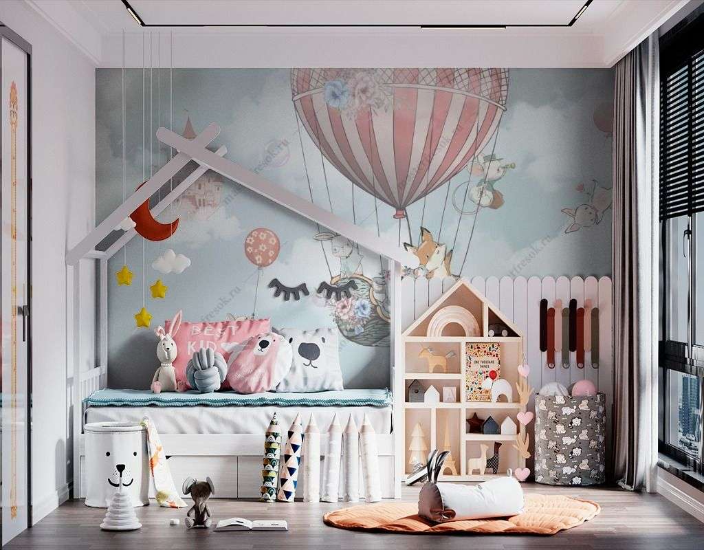 Фотообои в интерьере воздушный замок  14-599 фото