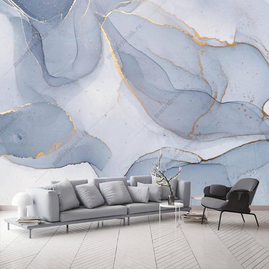 Фотообои Флюид арт полупрозрачный  9-1029