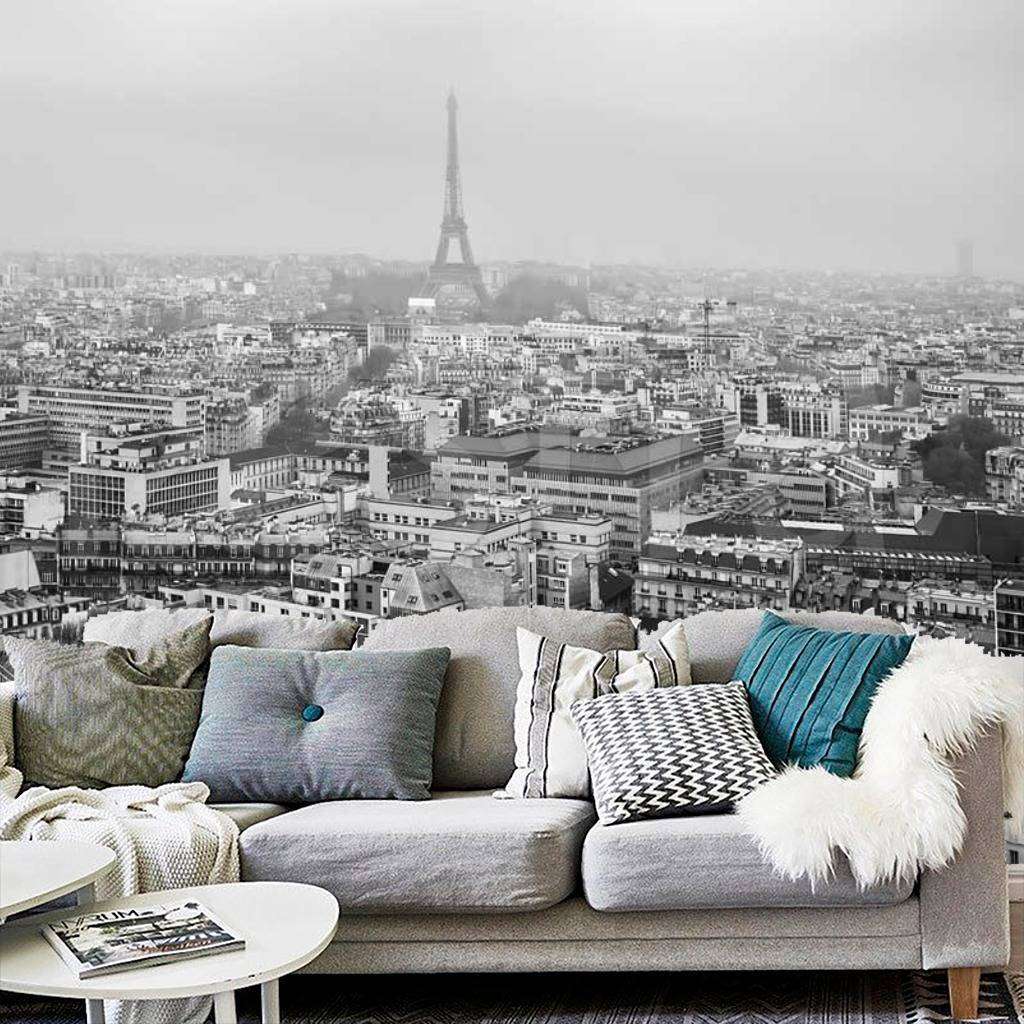 Фотообои Черно белый Париж  9-717