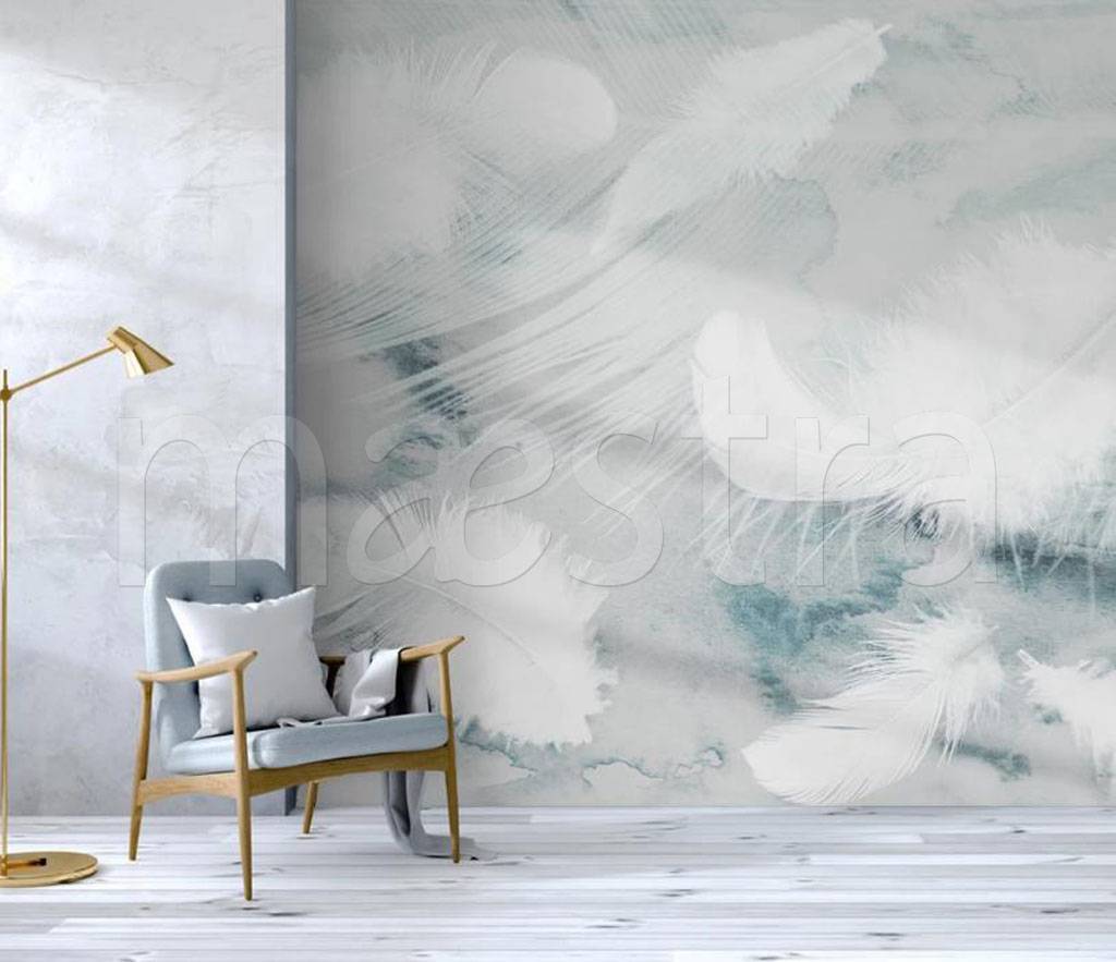 Фотообои Перо на абстрактном фоне  15-502