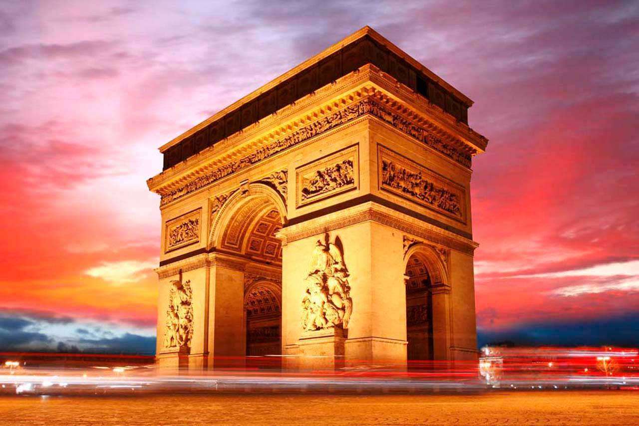 Фотообои в интерьере триумфальная арка  4-230 фото