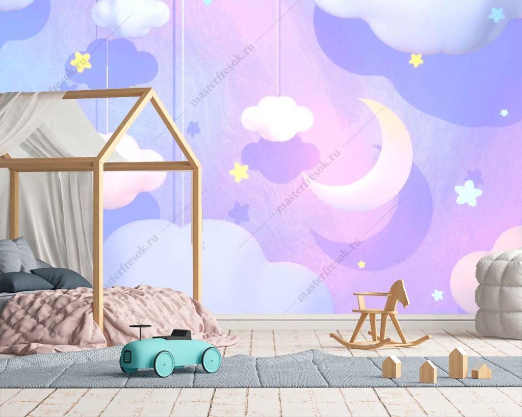 Фотообои Фон с облаками  12-1167