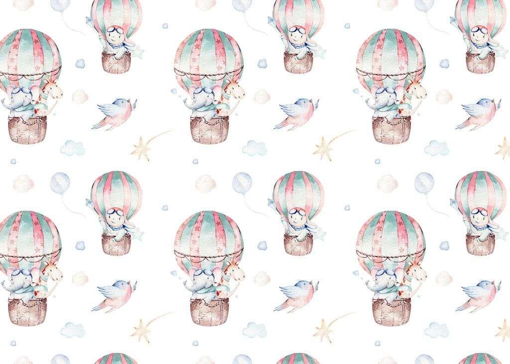 Фотообои в интерьере шары воздушные  12-739 фото