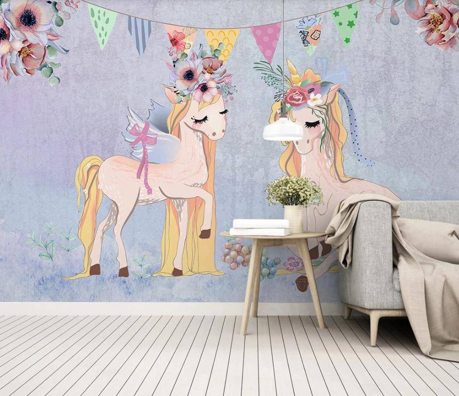 Фотообои Два единорога  15-338