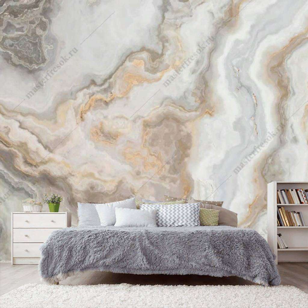 Фотообои в интерьере флюид арт мрамор агат  9-1000 фото