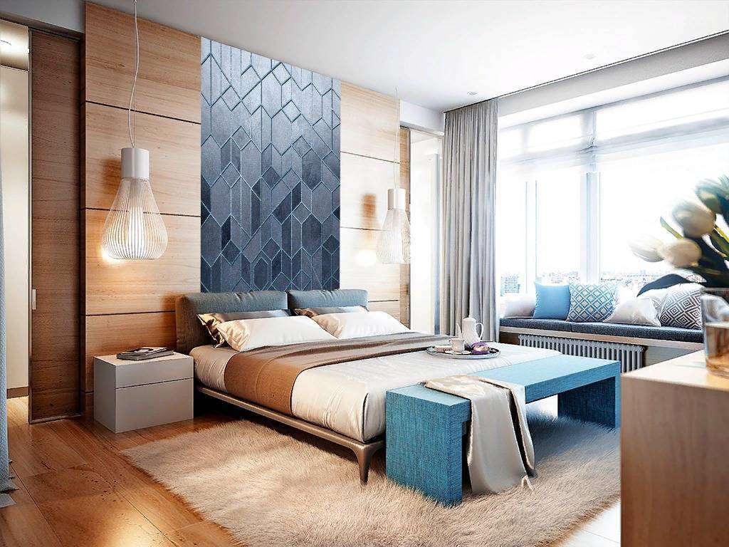 Фотообои в интерьере шестиугольная плитка  10-773 фото