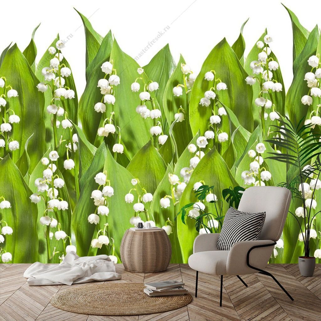 Фотообои Яркие ландыши  14-333