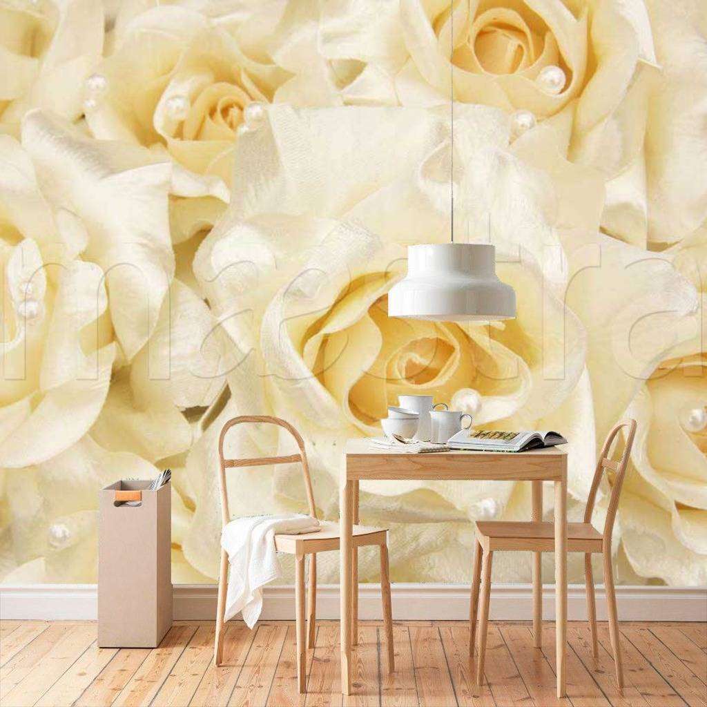 Фотообои Белые розы на стену  9-105