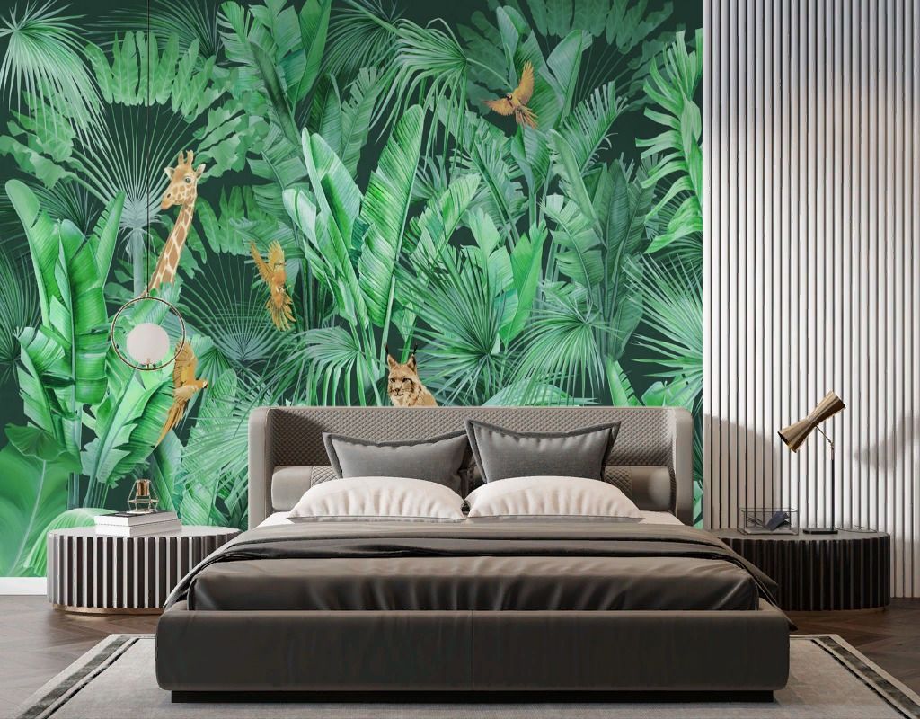 Фотообои Тропики и попугаи  13-710