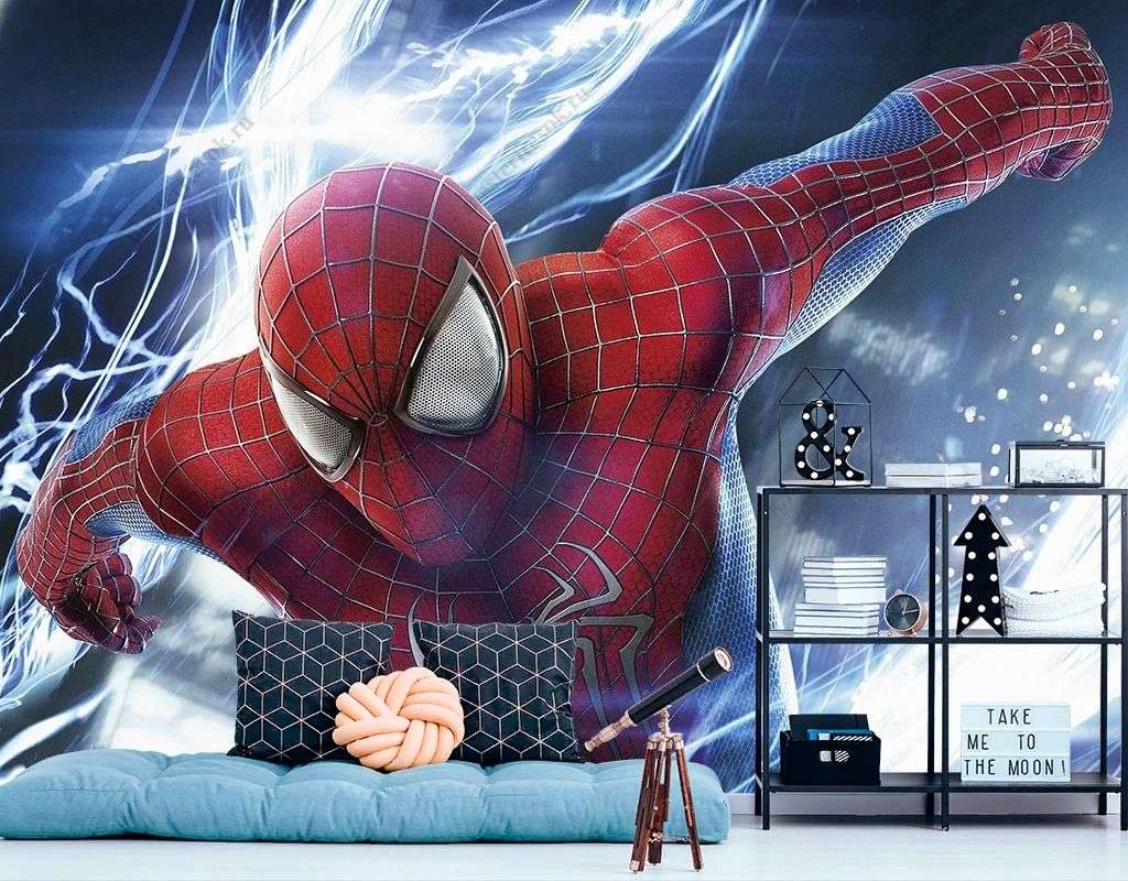 Фотообои в интерьере человек-паук  14-434 фото