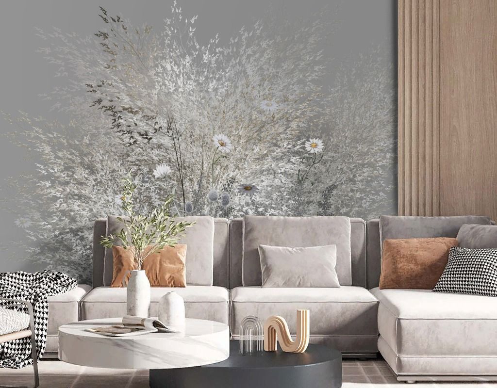 Фотообои Куст полевых цветов  13-686