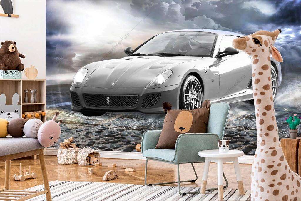 Фотообои в интерьере ferrari 599  12-1212 фото