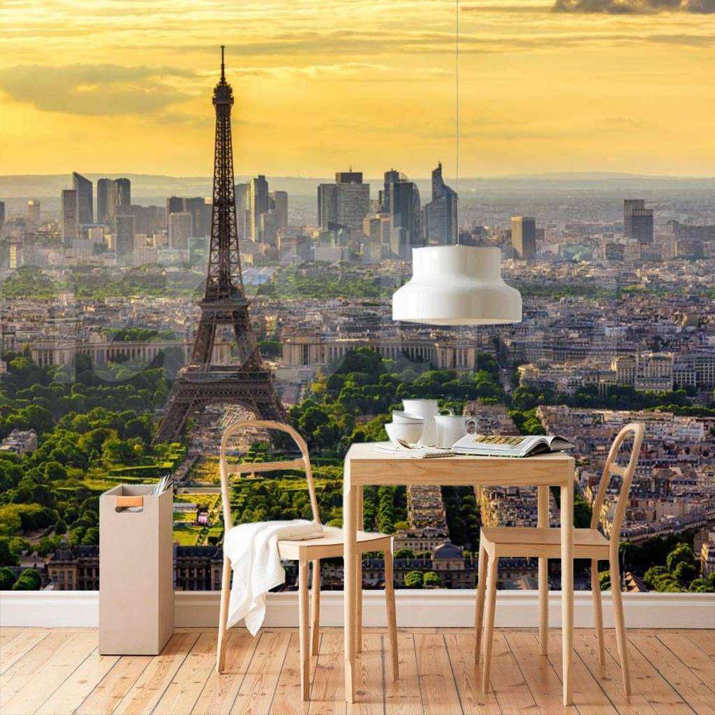 Фотообои Вид на Париж ранним утром  9-724