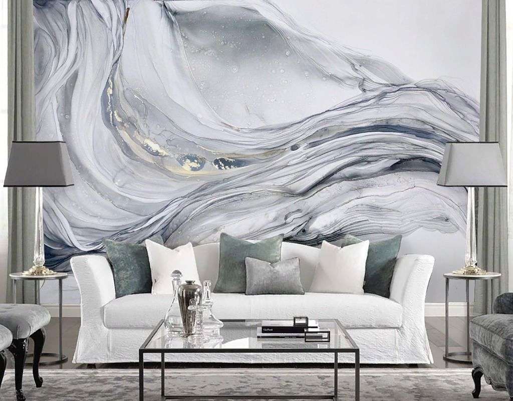Фотообои в интерьере fluid art 5  9-1941 фото