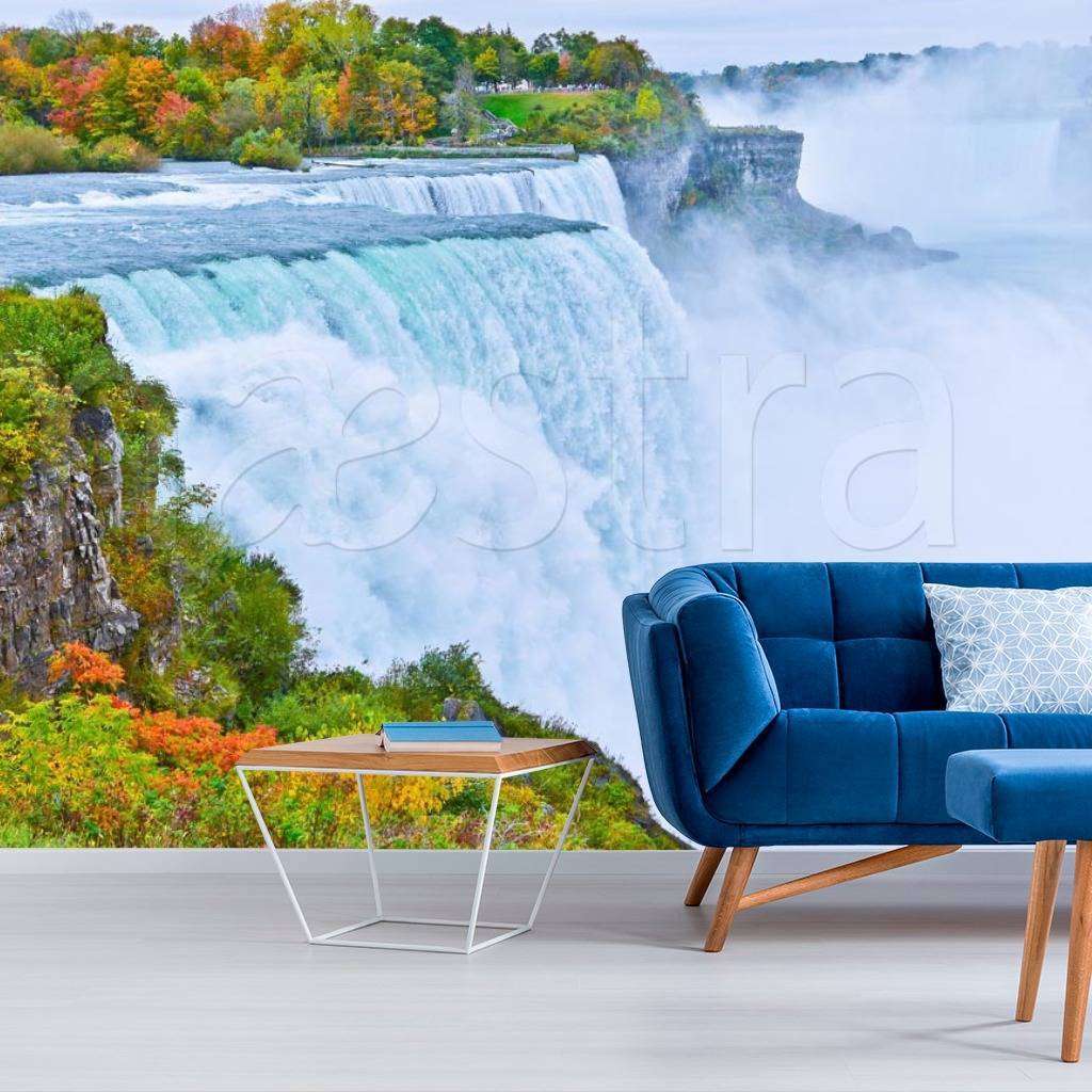 Фотообои Бесшовные обои на стену:  Водопад 3д. Артикул: 9-868  