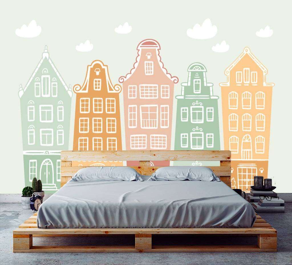 Фотообои в интерьере детский городок  12-615 фото