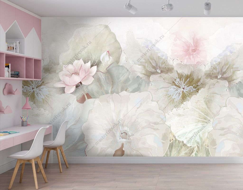 Фотообои Цветки лотоса  14-477