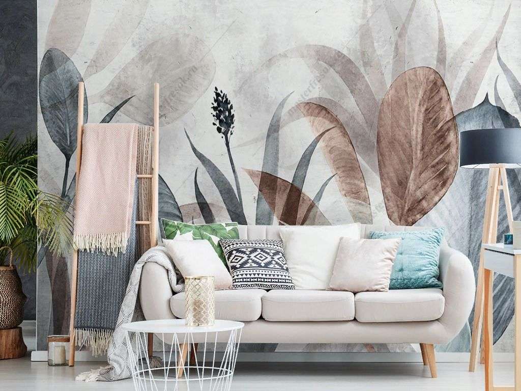 Фотообои в интерьере тропики стильные    9-1875 фото