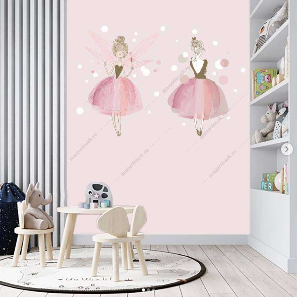 Фотообои в интерьере фея рисунок балет  14-023 фото