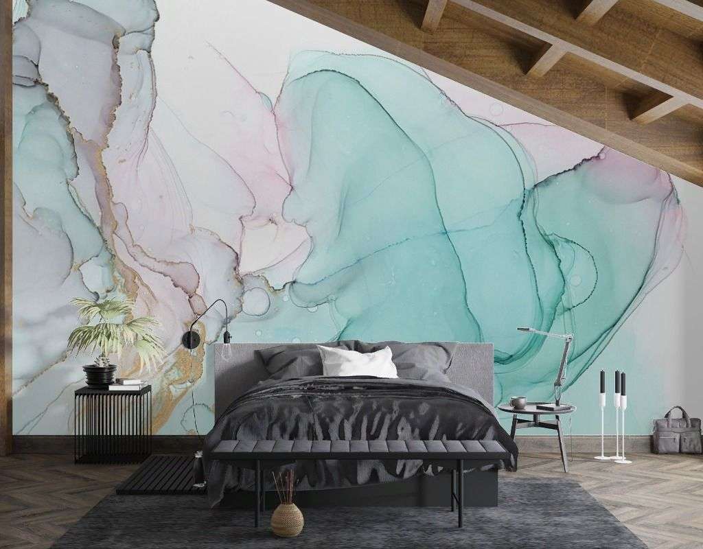 Фотообои в интерьере fluid 02  9-1905 фото