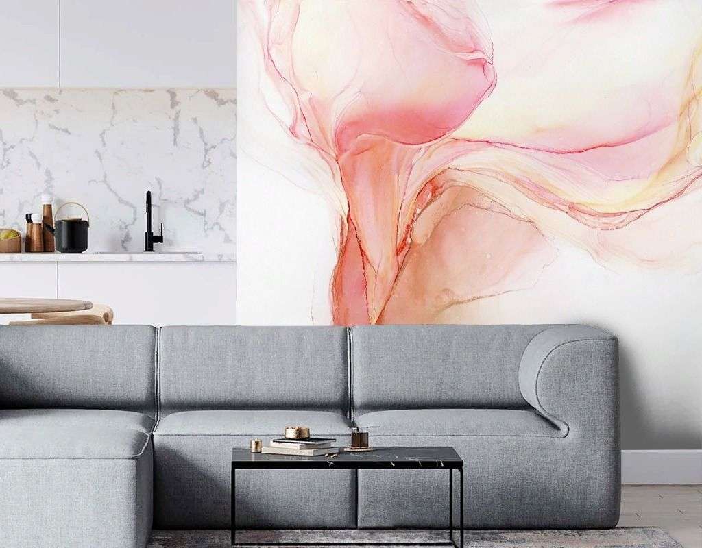 Фотообои в интерьере fluid art 9  9-1945 фото