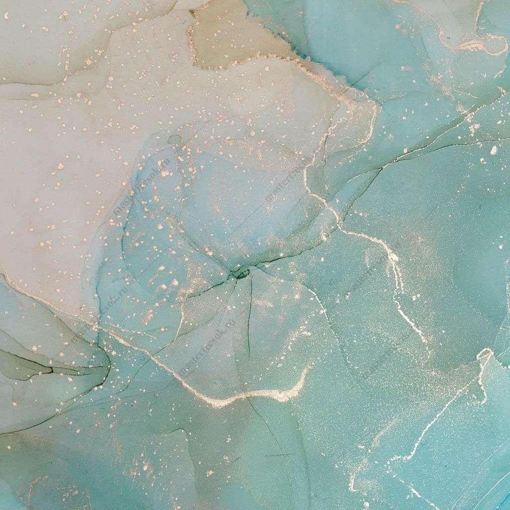 Фотообои в интерьере флюид арт золотые песчинки  9-1039 фото