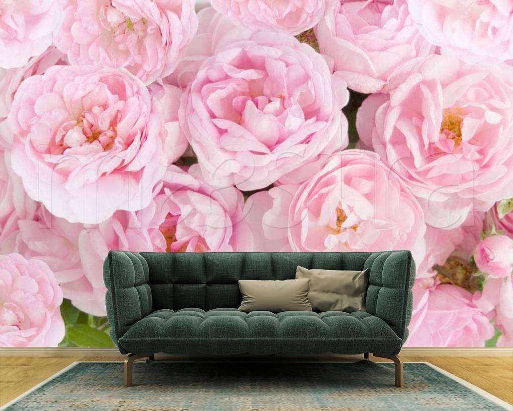 Фотообои Бесшовные обои на стену:  Розовый букет. Артикул: 9-044  