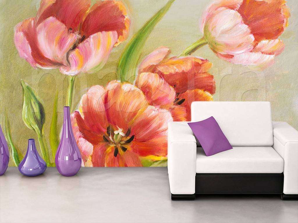 Фотообои Маки на ветру  9-123