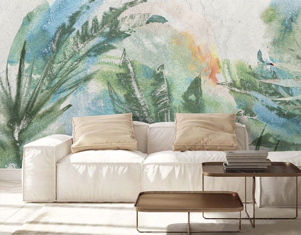 Фотообои Листья абстракция  9-1984