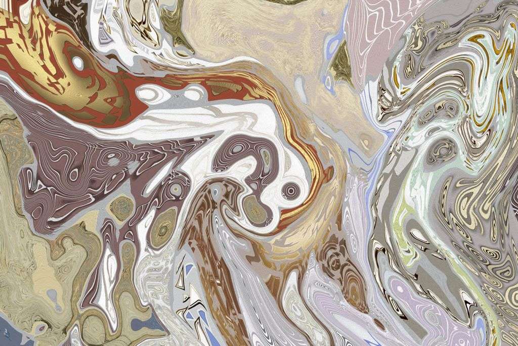 Фотообои в интерьере флюид арт серая акварель  13-605 фото