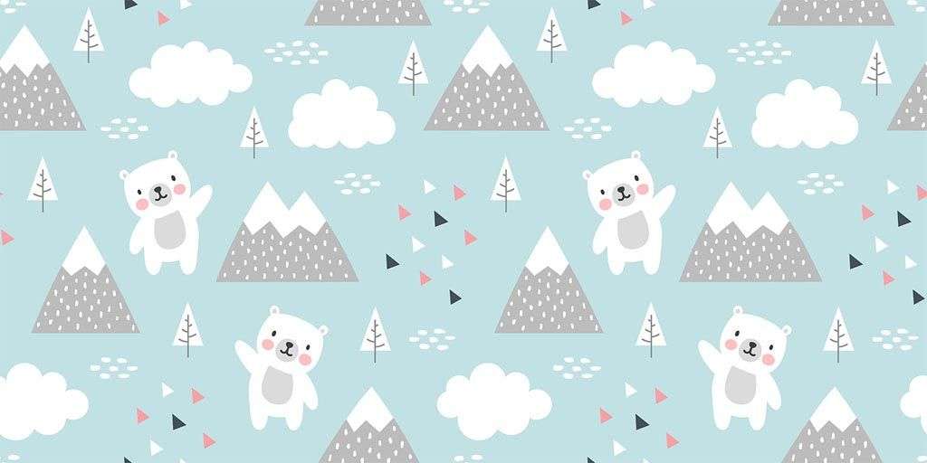 Фотообои в интерьере пики и мишки  12-677 фото