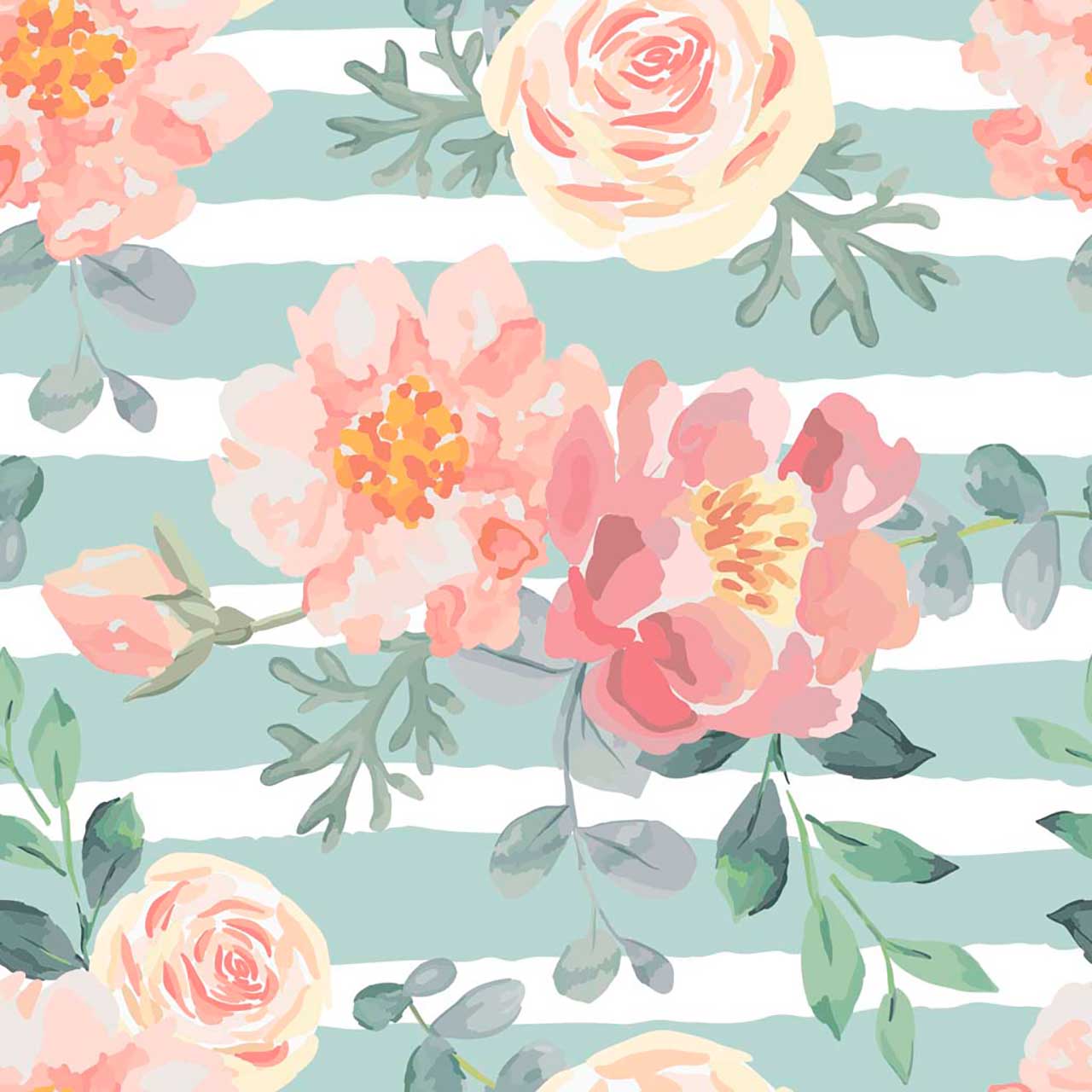 Фотообои в интерьере розовые цветы на сером фоне  9-125 фото