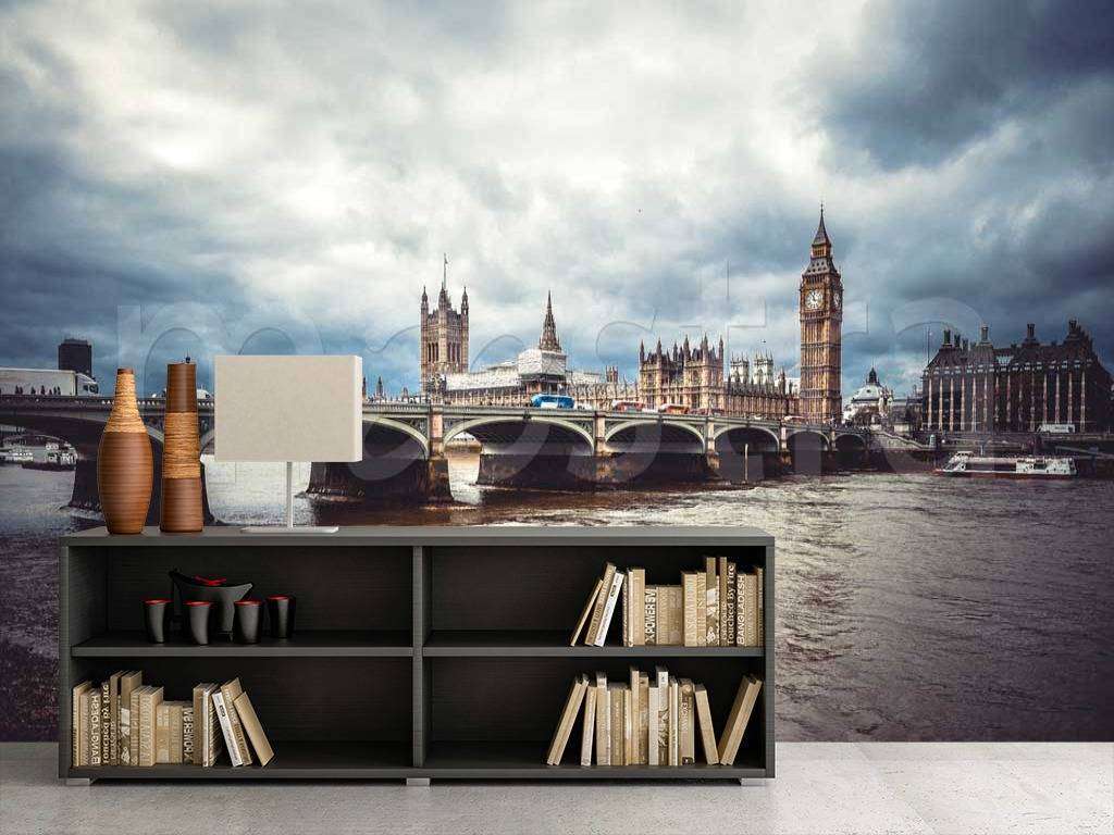 Фотообои в интерьере лондон очаровательный  9-581 фото