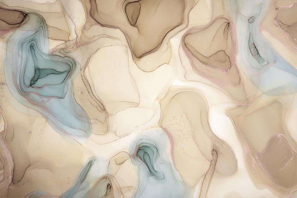 Фотообои в интерьере флюид темный бежевый  9-2044 фото