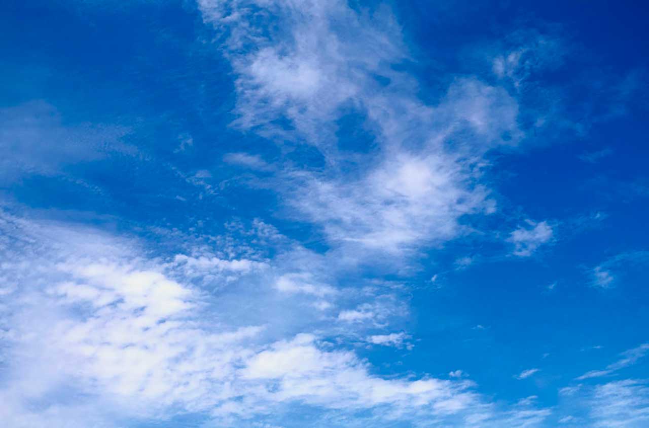 Фотообои в интерьере широкое небо 3д  9-393 фото