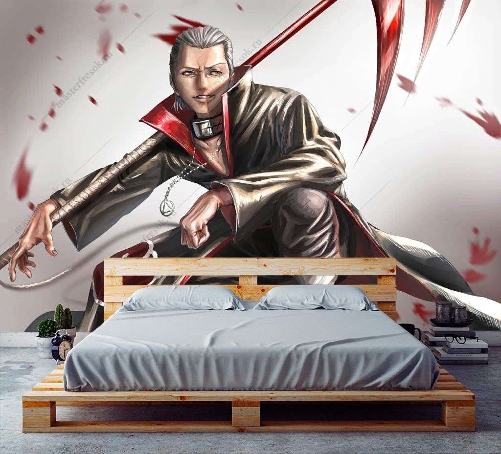 Фотообои в интерьере хидан из наруто  12-1346 фото