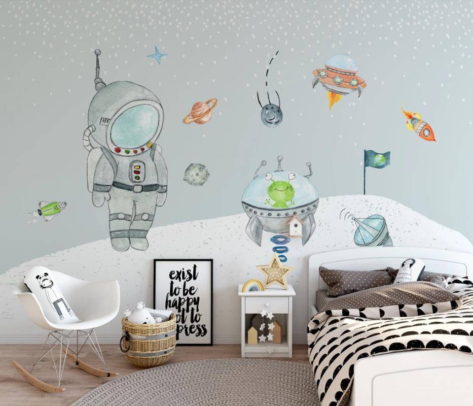 Фотообои Космонавт на планете  15-324