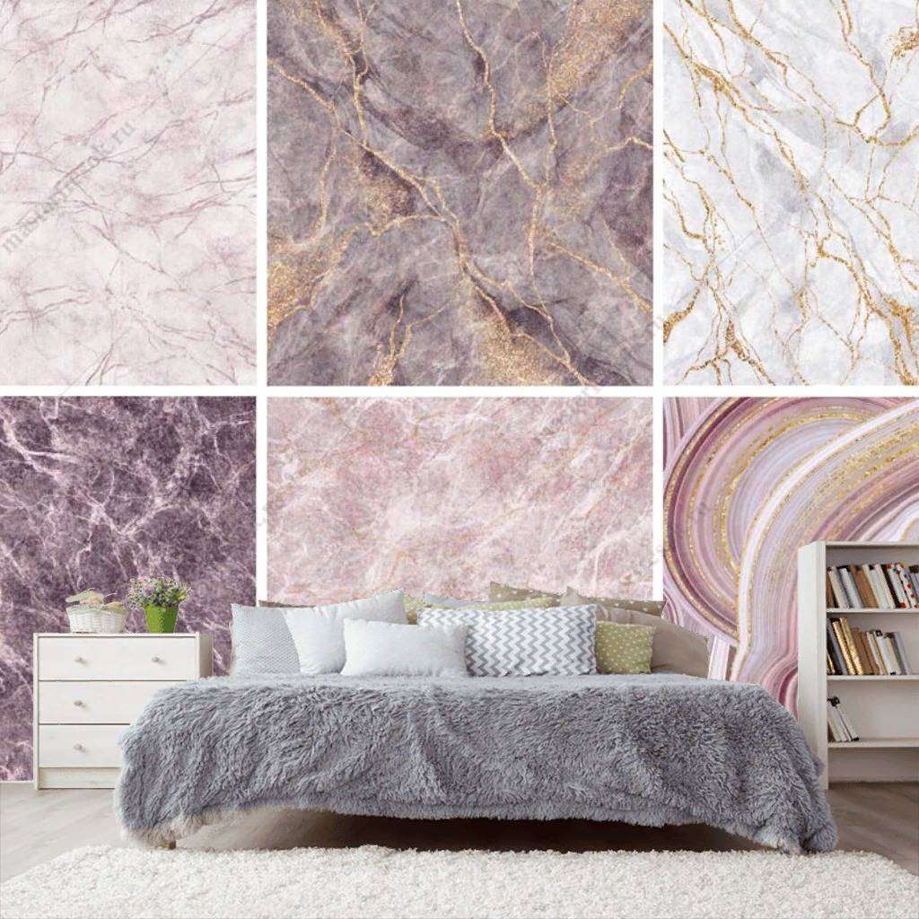 Фотообои в интерьере виды мрамора  9-1090 фото