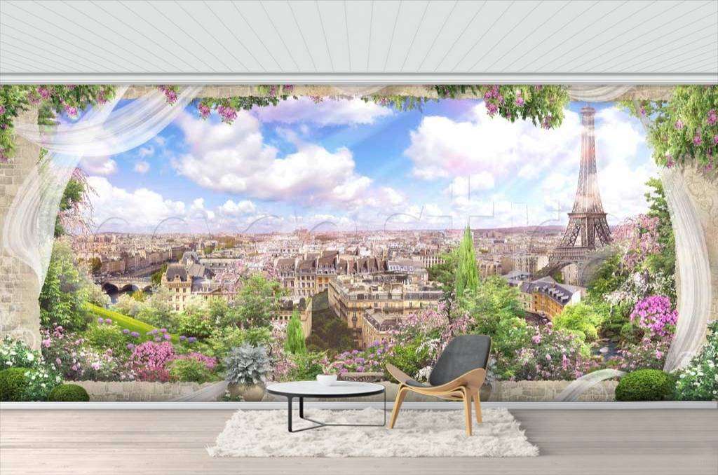Фотообои Париж художественный  9-747