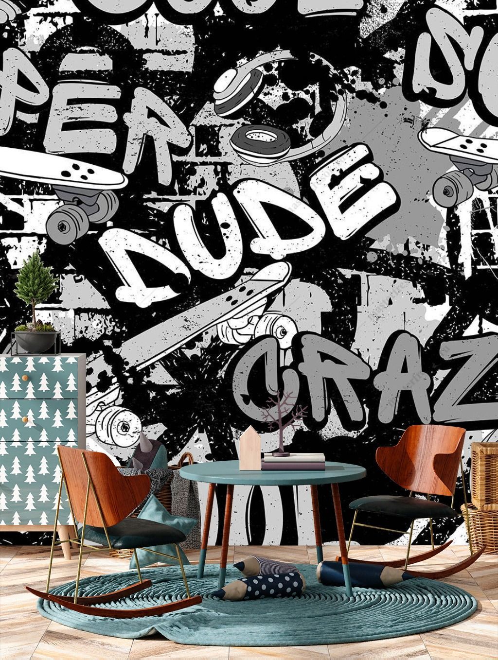 Фотообои Уличные граффити  12-1264