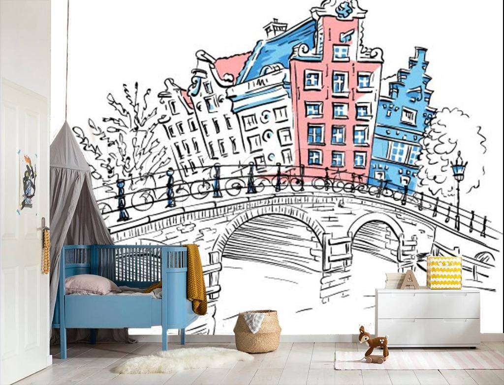 Фотообои Город граффити  12-493