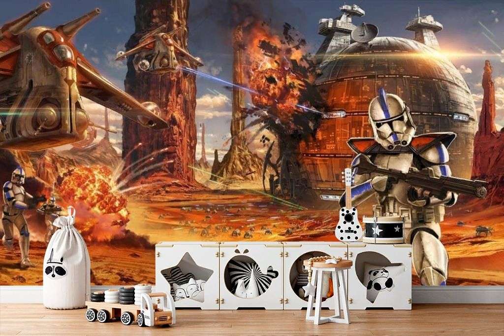 Фотообои в интерьере клоны геонозис  12-1231 фото