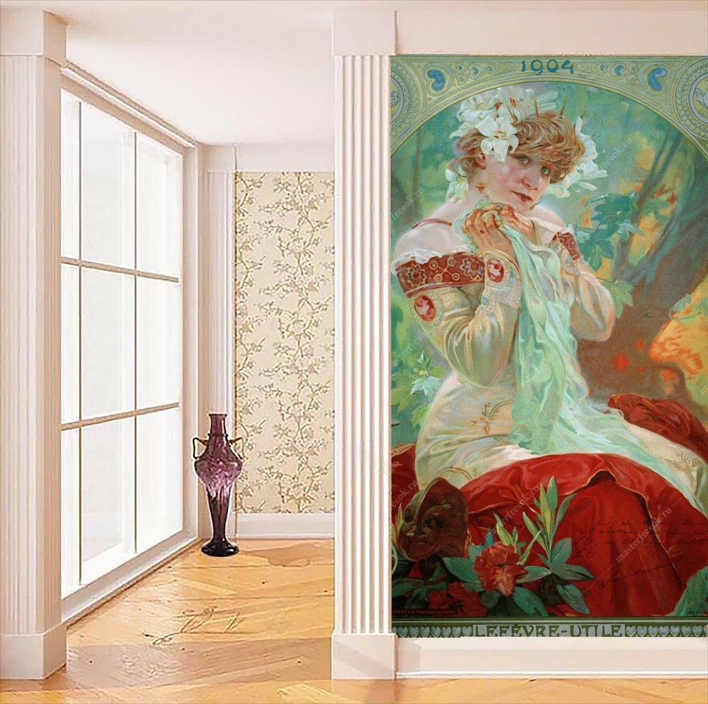 Фотообои Альфонс Мариа Муха - Лефевр Полезный  8-238