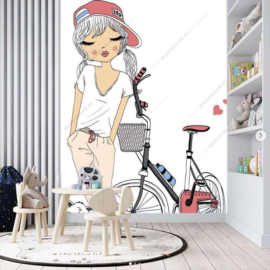 Фотообои Девочка лето  12-1260