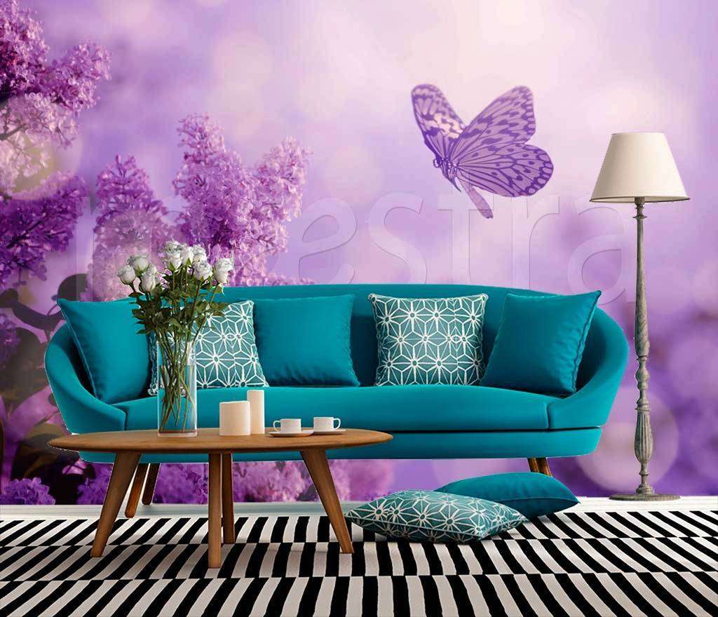 Фотообои Оттенки сирени  10-053