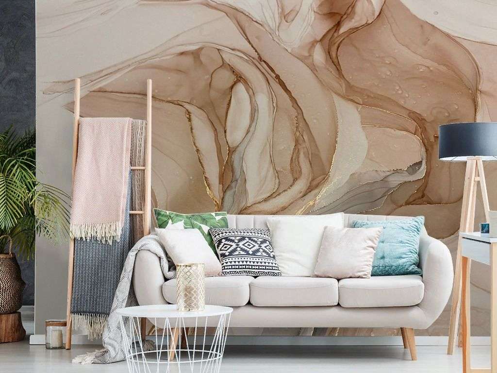 Фотообои в интерьере fluid art 14  9-1954 фото